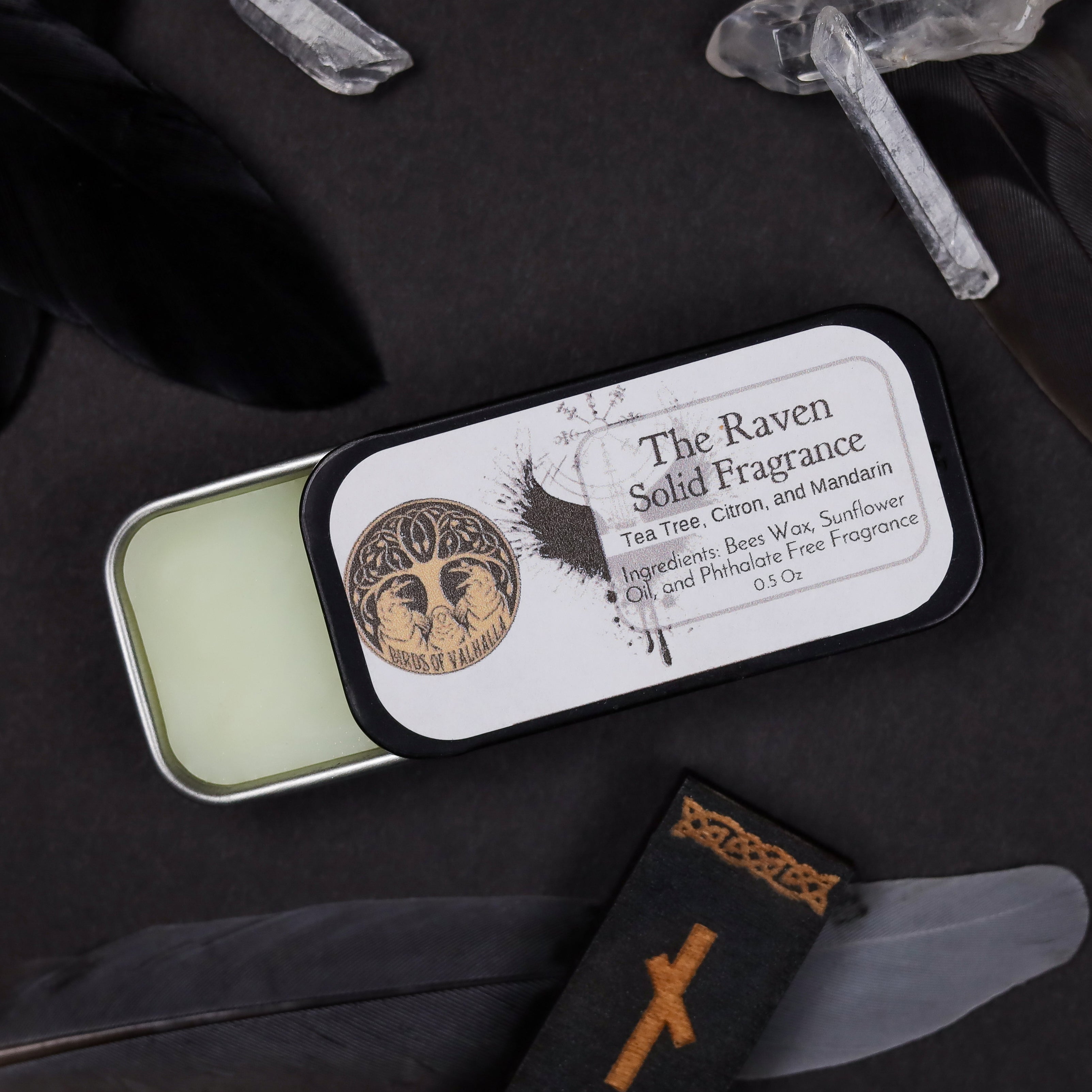 Signature Solid Fragrance Cologne/Perfume Slider Tin