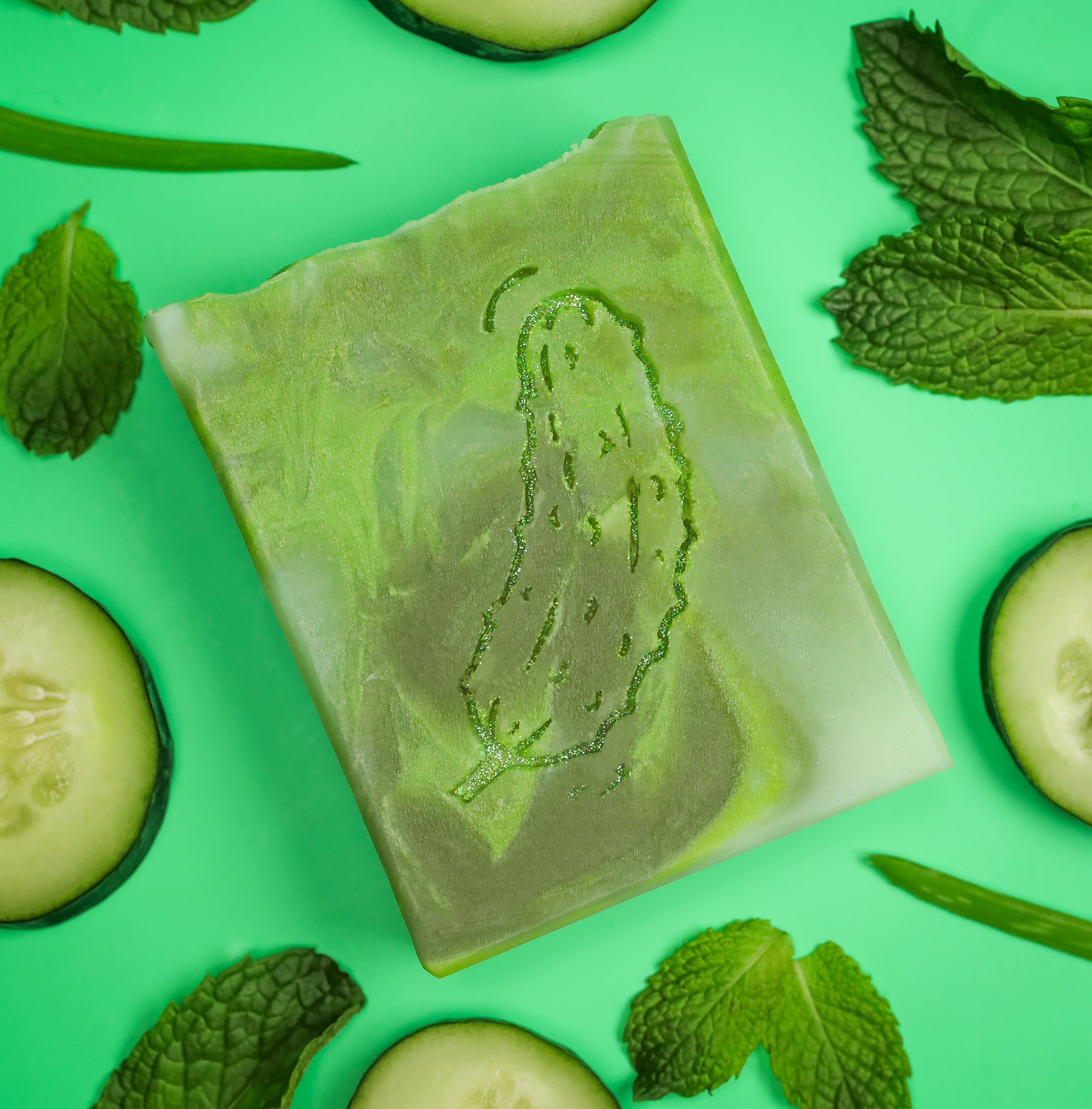 Ragnar's Revenge - Cucumber, Melon, Aloe, & Spearmint Signature Soap, Birds of Valhalla, Signature Soap, Birds of Valhalla