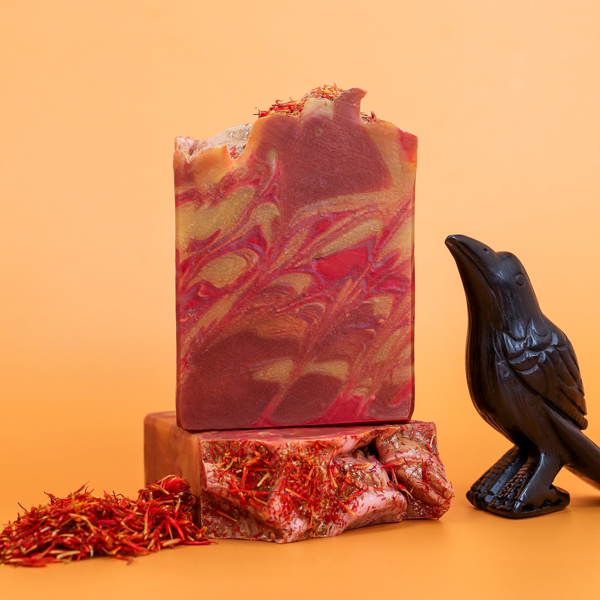 Before the Raid - Cedar Saffron Black Violet, Birds of Valhalla, Signature Soap, Birds of Valhalla