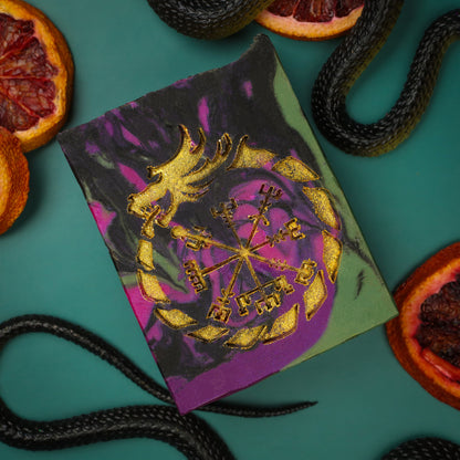 Midgard's Serpent - Nag Champa and Blood Orange Signature Soap, Birds of Valhalla, Signature Soap, Birds of Valhalla