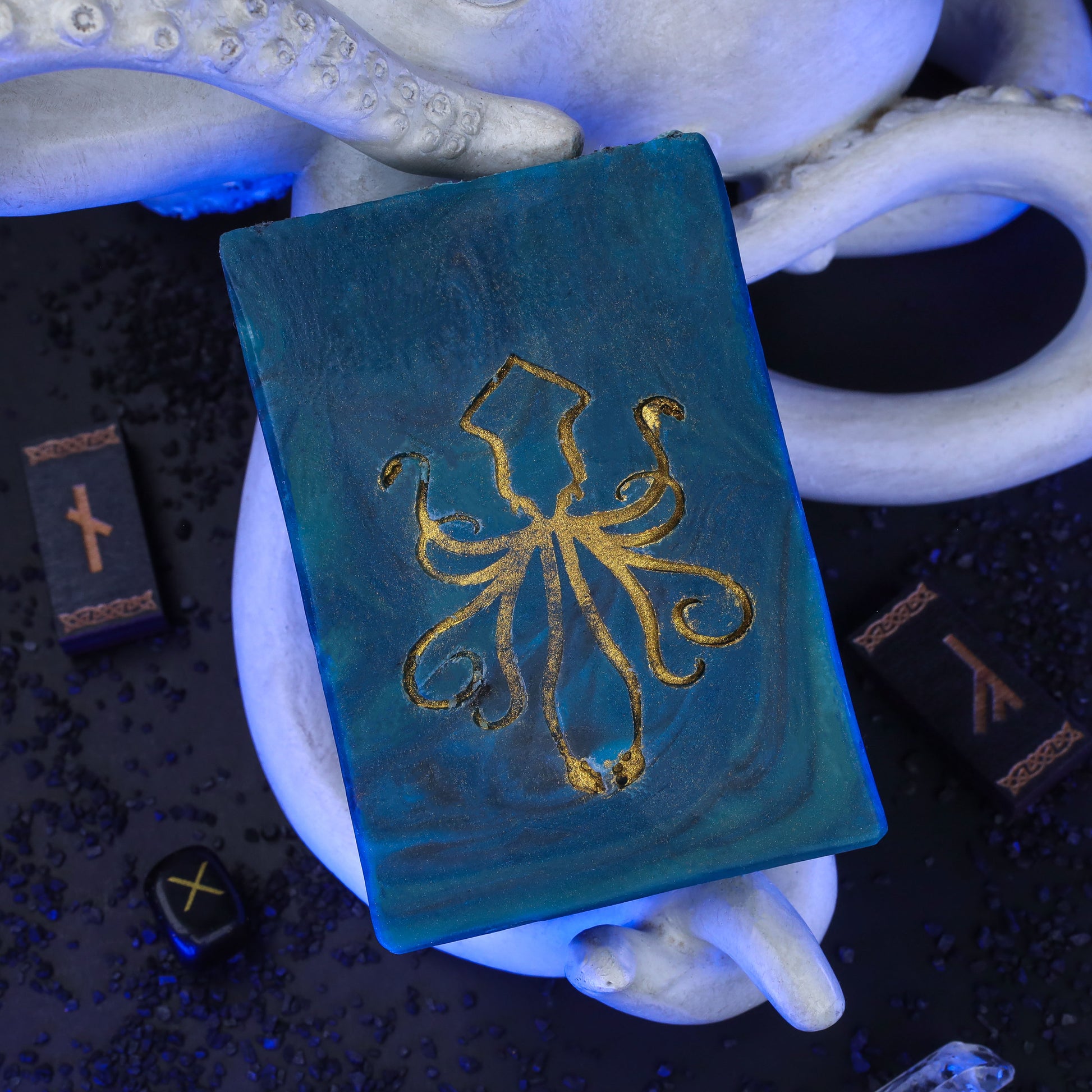 The Kraken - Bergamot, Suede & Sea Signature Soap, Birds of Valhalla, Signature Soap, Birds of Valhalla