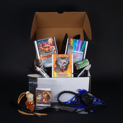 Raven's Treasures A Curated Mystery Box of Enchantment - Bath & Body - Birds of Valhalla Raven's Treasures A Curated Mystery Box of Enchantment - Bath & Body - Birds of Valhalla