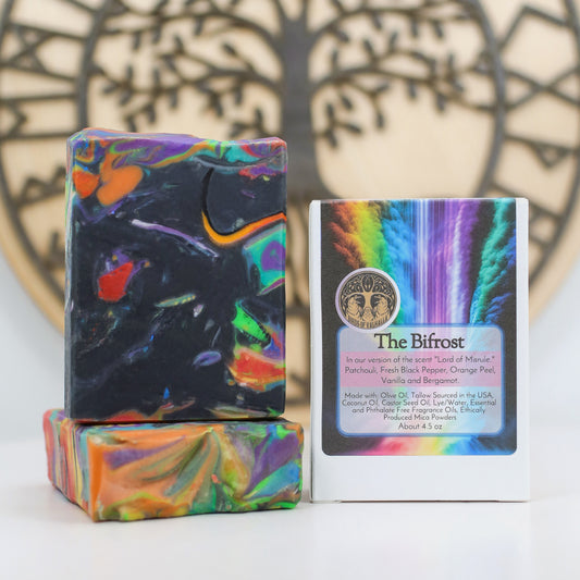 The Bifrost - Vanilla, Patchouli, and Black Pepper Soap, Birds of Valhalla, Bar Soap, Birds of Valhalla
