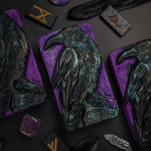Hidden Stone Raven Hand Soap, Birds of Valhalla, Shaped Soap, Birds of Valhalla