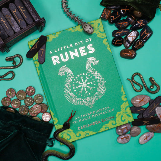 A Little Bit of Runes Hardcover Book, Birds of Valhalla, Book, Birds of Valhalla