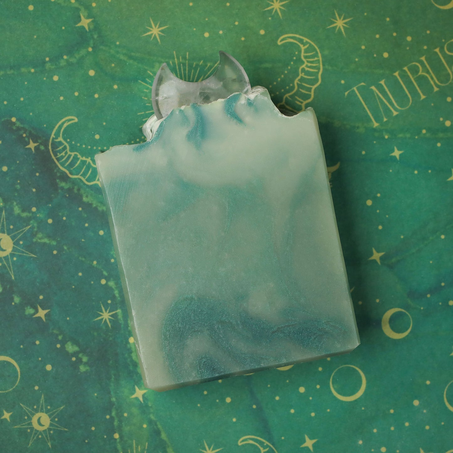 Norsestrology : Taurus-Sif Soap with Crystal Quartz Moon, Birds of Valhalla, Astrology Soap, Birds of Valhalla
