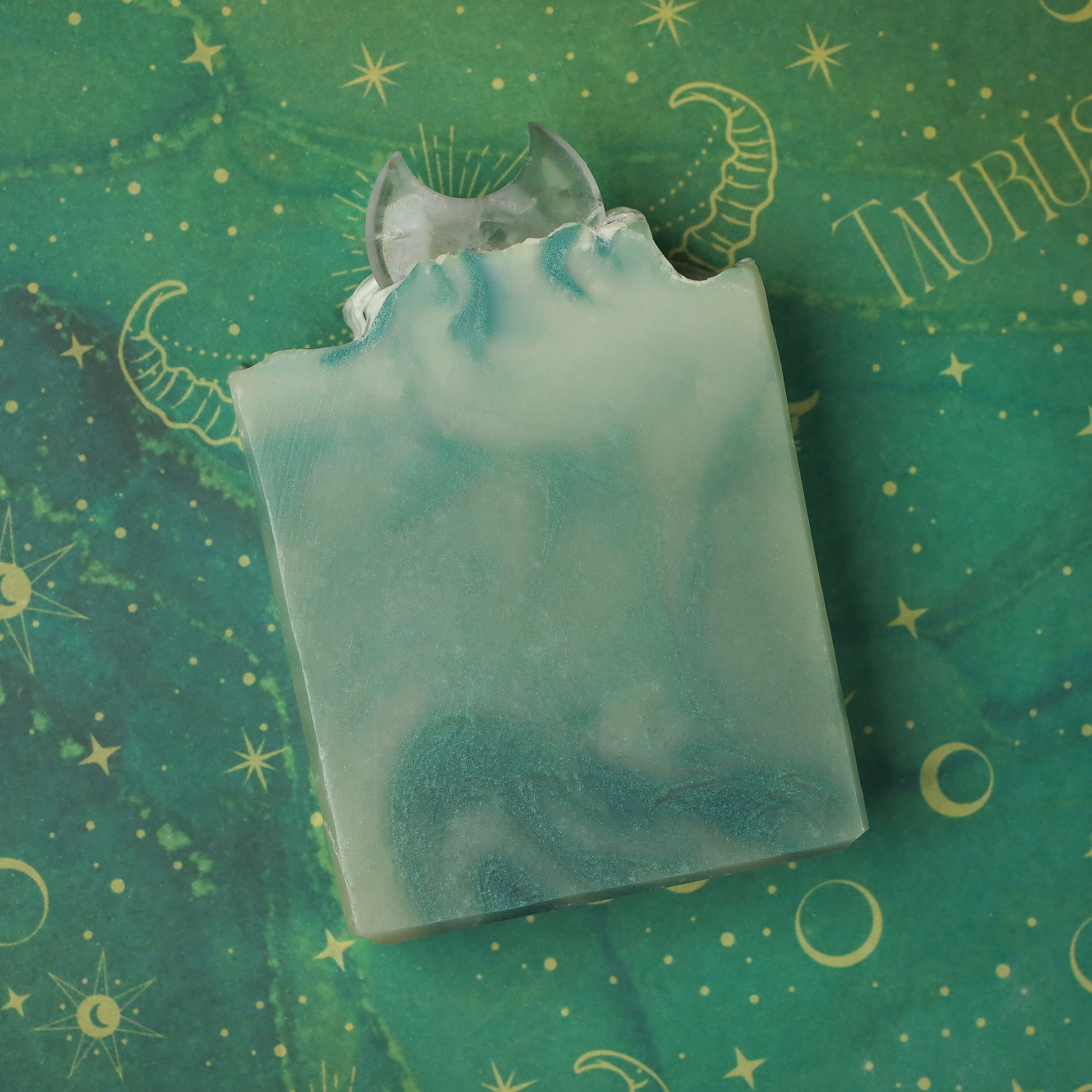 Norsestrology : Taurus-Sif Soap with Crystal Quartz Moon, Birds of Valhalla, Astrology Soap, Birds of Valhalla