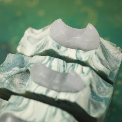Norsestrology : Taurus-Sif Soap with Crystal Quartz Moon, Birds of Valhalla, Astrology Soap, Birds of Valhalla