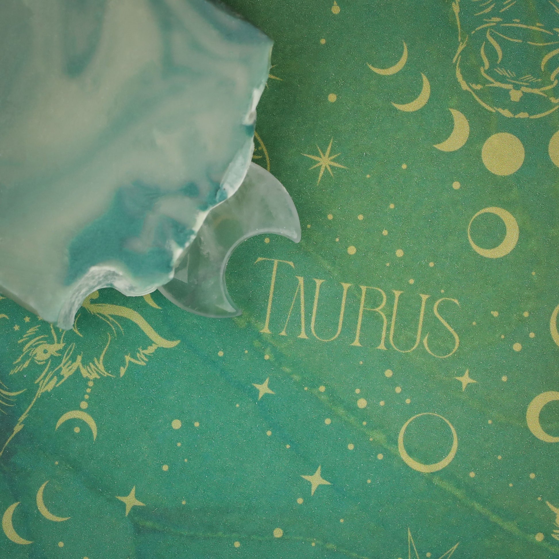 Norsestrology : Taurus-Sif Soap with Crystal Quartz Moon, Birds of Valhalla, Astrology Soap, Birds of Valhalla