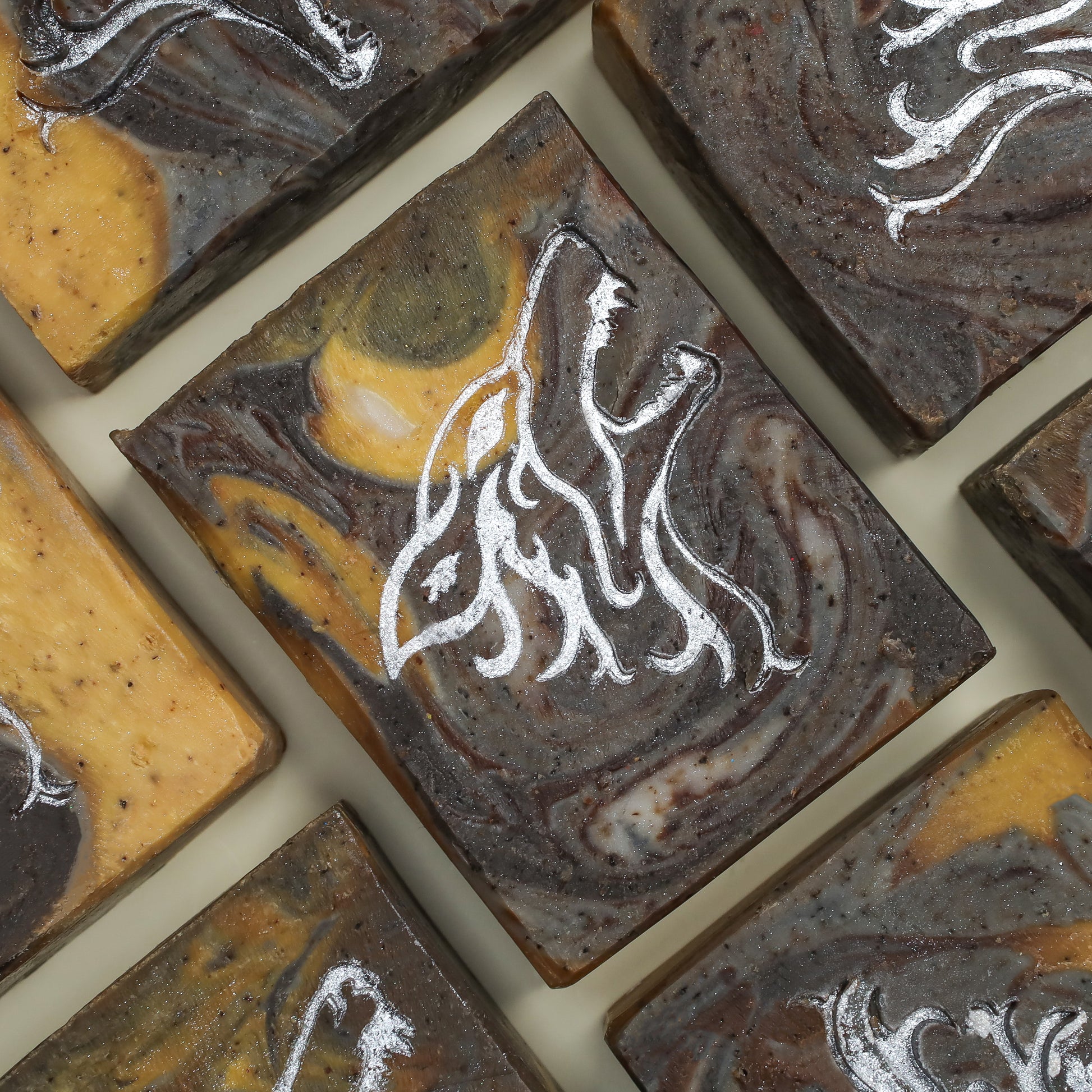 Fenrir the Wolf - Sandalwood & Vanilla Signature Soap, Birds of Valhalla, Signature Soap, Birds of Valhalla
