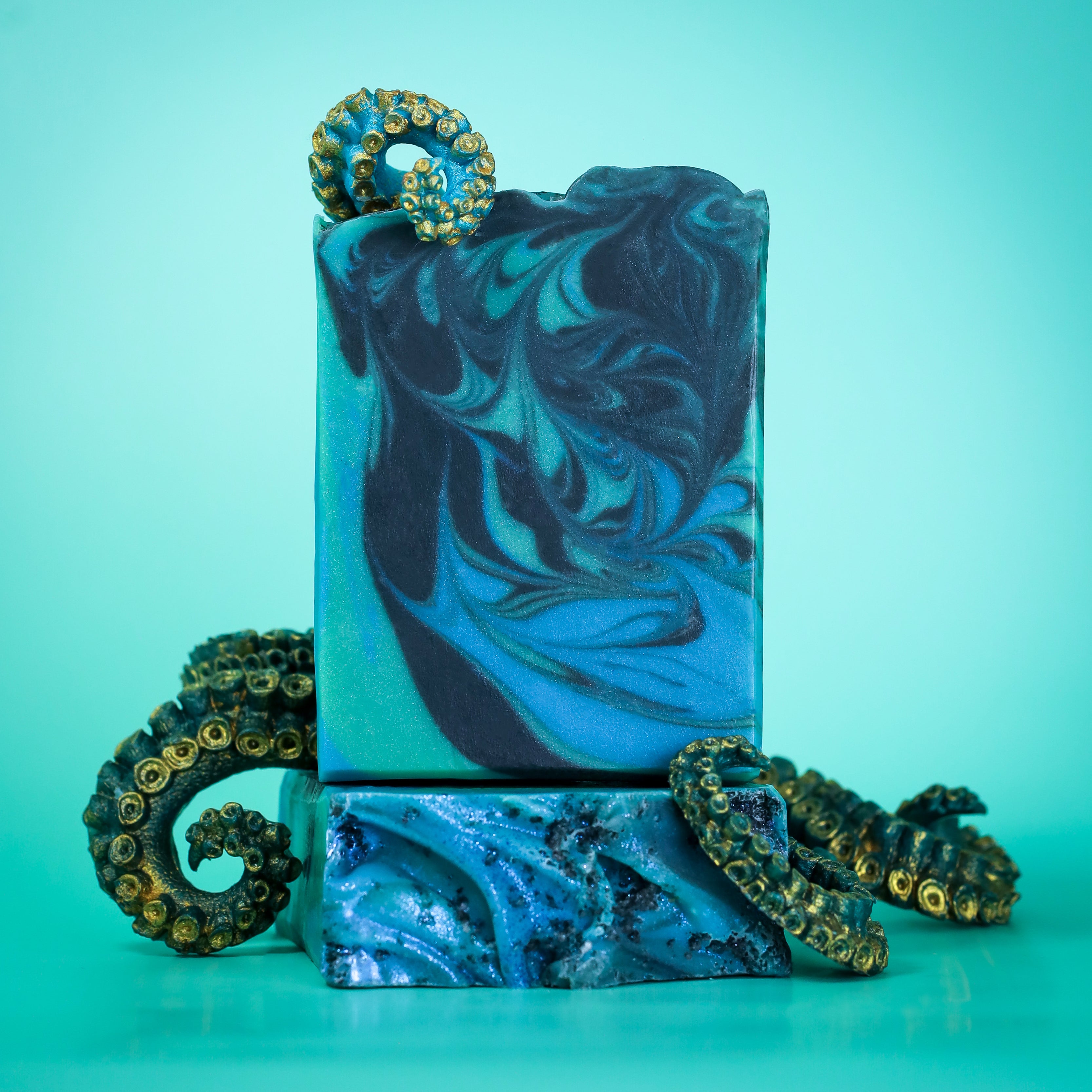 The Kraken - Bergamot, Suede, & Sea Signature Soap, Birds of Valhalla, Signature Soap, Birds of Valhalla