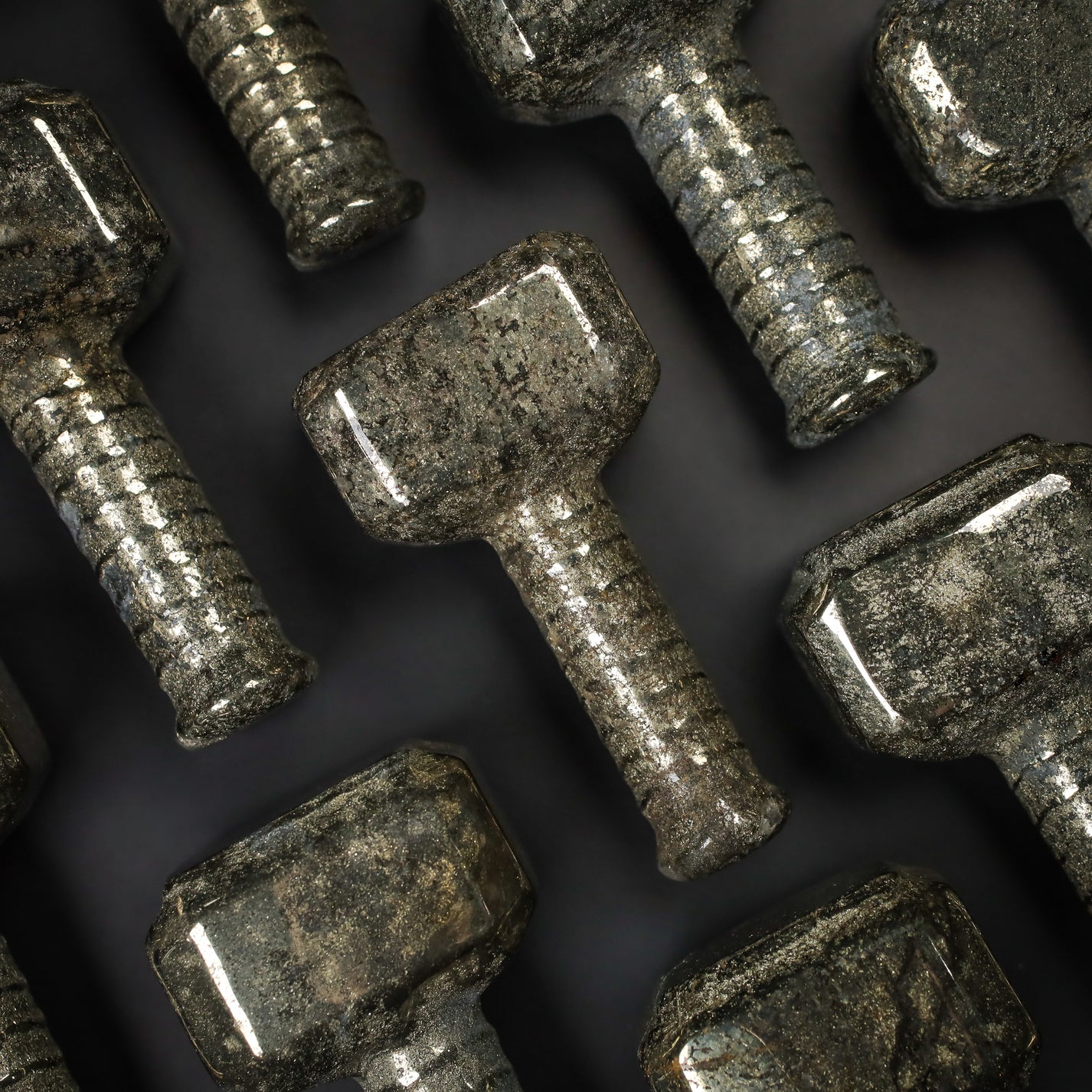 Heavy Metal Pyrite Thor's Hammer Mjolnir - All - Birds of Valhalla