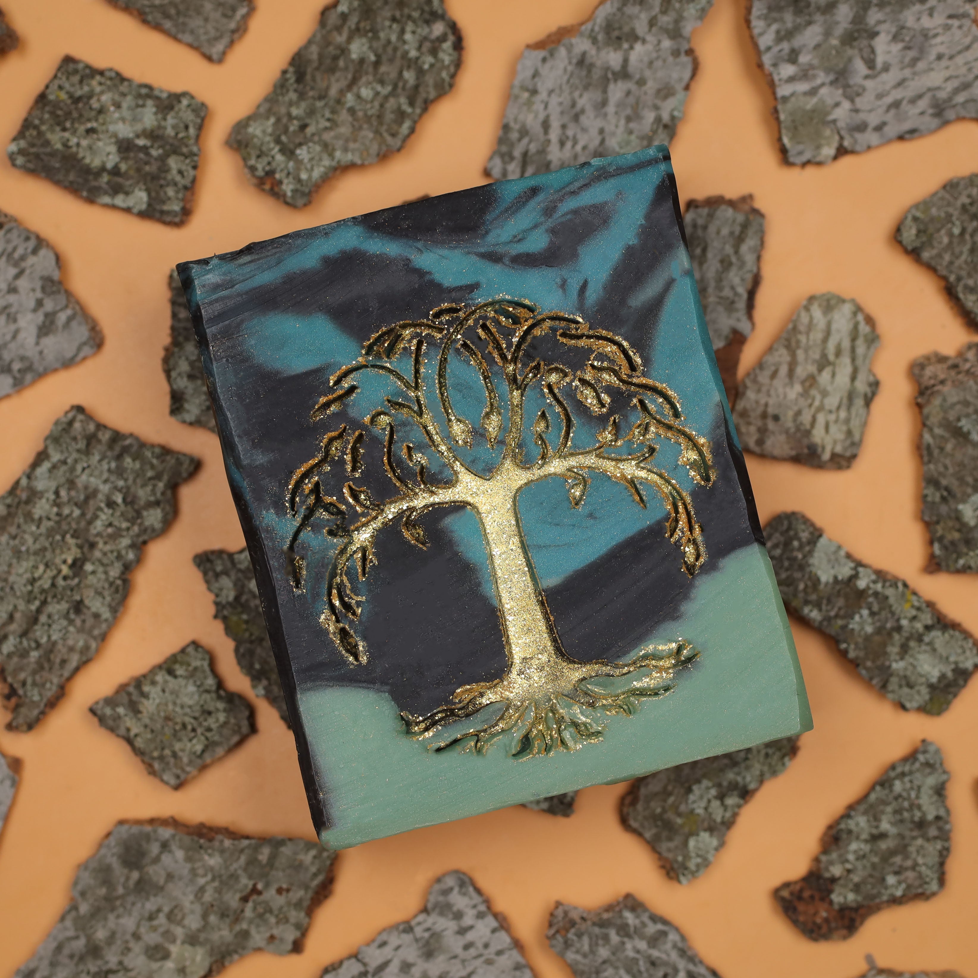 The World Tree - Deep Pine & Oud Wood Signature Soap, Birds of Valhalla, Signature Soap, Birds of Valhalla
