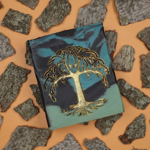 The World Tree - Deep Pine & Oud Wood Signature Soap, Birds of Valhalla, Signature Soap, Birds of Valhalla