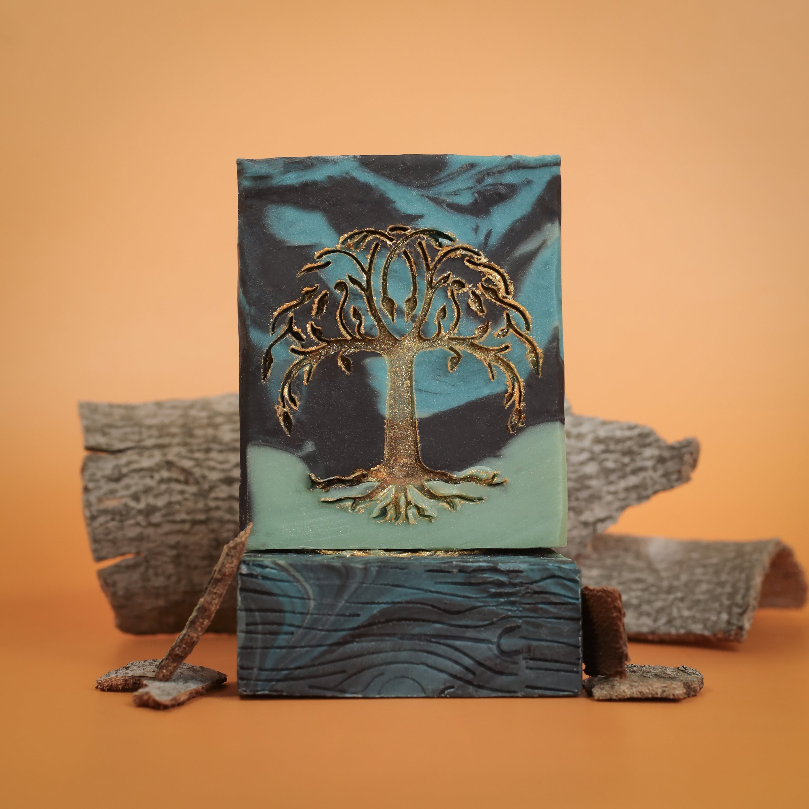 The World Tree - Deep Pine & Oud Wood Signature Soap, Birds of Valhalla, Signature Soap, Birds of Valhalla