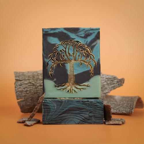 The World Tree - Deep Pine & Oud Wood Signature Soap, Birds of Valhalla, Signature Soap, Birds of Valhalla