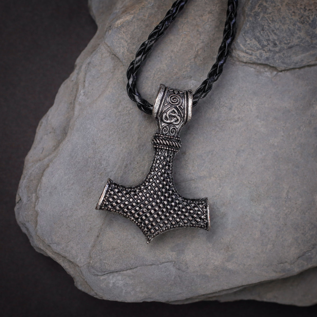 Mjölnir Thors Hammer  metal Pendant Necklace