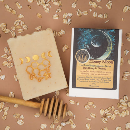Honey Moon - Honey and Oatmeal Signature Soap, Birds of Valhalla, Signature Soap, Birds of Valhalla