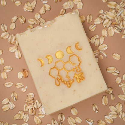 Honey Moon - Honey and Oatmeal Signature Soap, Birds of Valhalla, Signature Soap, Birds of Valhalla
