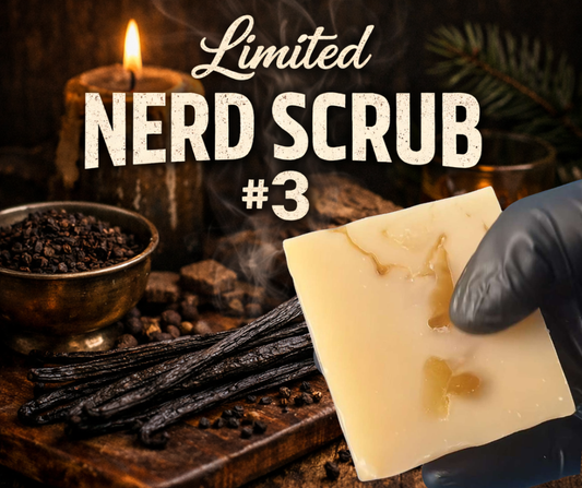 (Pre-order) Limited nerd scrub #3, Birds of Valhalla, Bar Soap, Birds of Valhalla