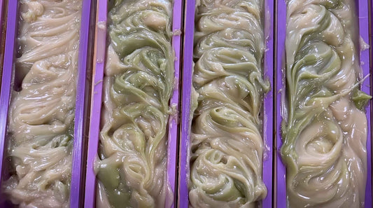 Pistachio Meringue Soap, Birds of Valhalla, Bar Soap, Birds of Valhalla
