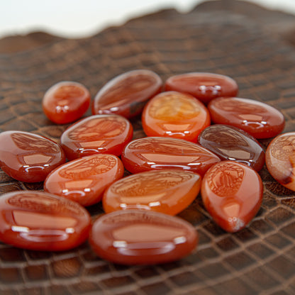 Premium Carnelian Cabochons, Birds of Valhalla, Crystals, Birds of Valhalla