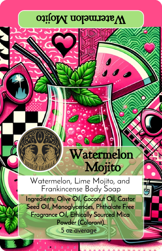 Watermelon Mojito Soap!, Birds of Valhalla, , Birds of Valhalla