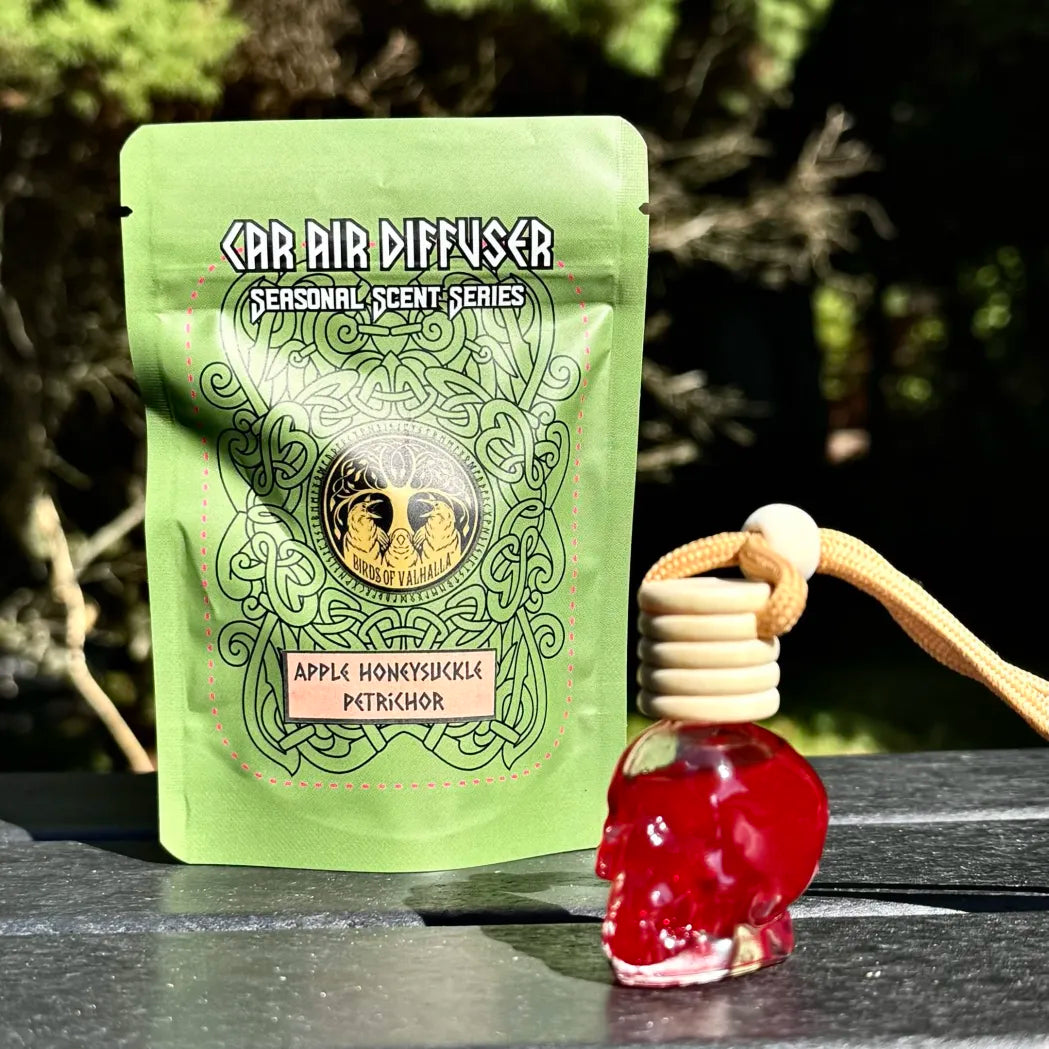 Seasonal Glass Skull Car Air Freshener Diffusers
