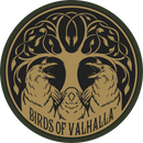 Sticker, 4x4 Birds of Valhalla Logo, Birds of Valhalla, , Birds of Valhalla