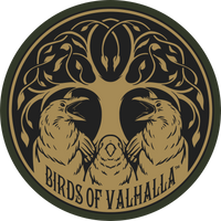 Sticker, 4x4 Birds of Valhalla Logo