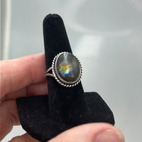 Labradorite Ring in Sterling Silver