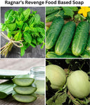 Ragnar's Revenge - Cucumber, Melon, Aloe, & Spearmint Signature Soap, Birds of Valhalla, Signature Soap, Birds of Valhalla