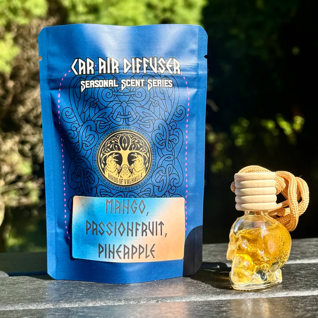 Seasonal Glass Skull Car Air Freshener Diffusers