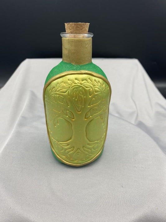 Inspired Polymer Green Tree of Life Potion Bottle, Birds of Valhalla, , Birds of Valhalla