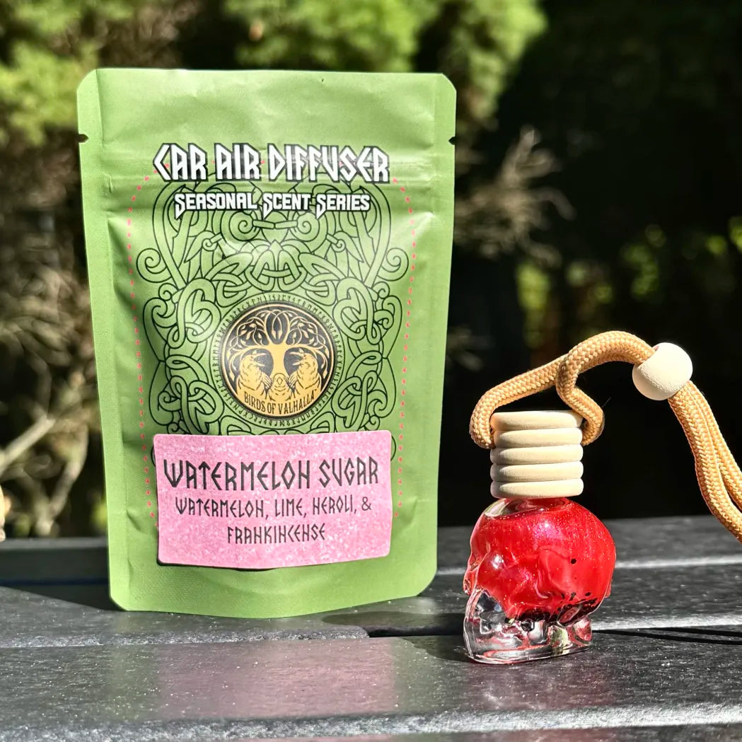 Seasonal Glass Skull Car Air Freshener Diffusers