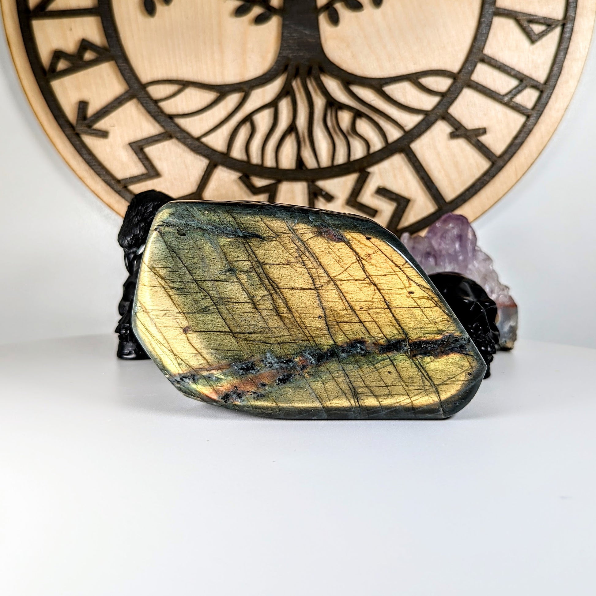 Labradorite Crystal Free Forms, Birds of Valhalla, Gemstones, Birds of Valhalla