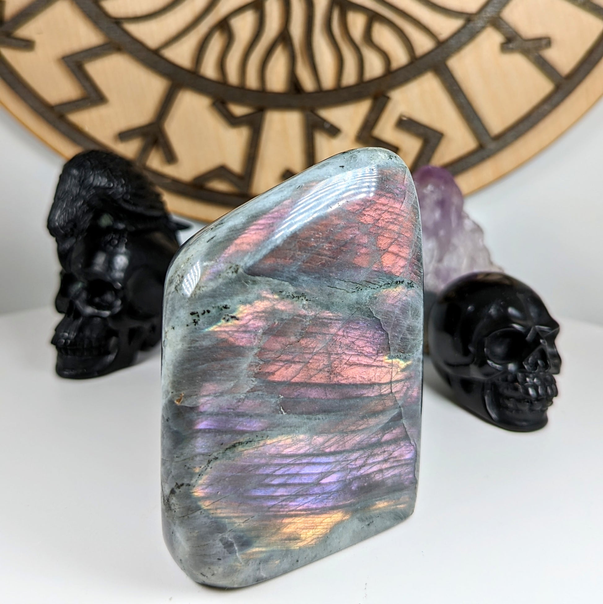 Labradorite Crystal Free Forms, Birds of Valhalla, Gemstones, Birds of Valhalla