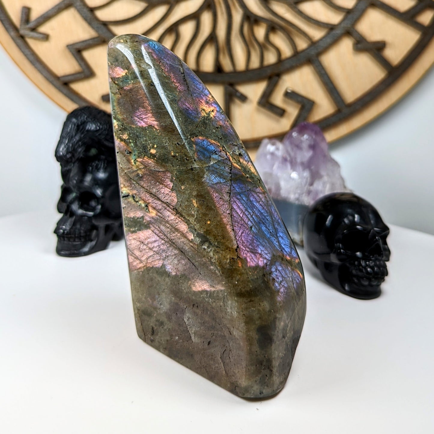 Labradorite Crystal Free Forms, Birds of Valhalla, Gemstones, Birds of Valhalla