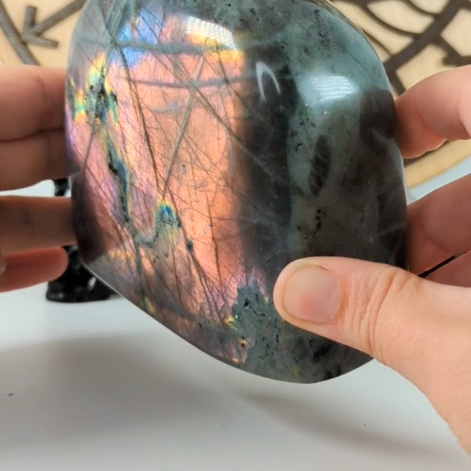 Labradorite Crystal Free Forms, Birds of Valhalla, Gemstones, Birds of Valhalla