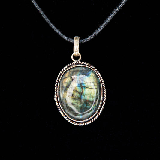 Scorpio Labradorite - Astrology Pendant, Birds of Valhalla, Astrology Pendant, Birds of Valhalla