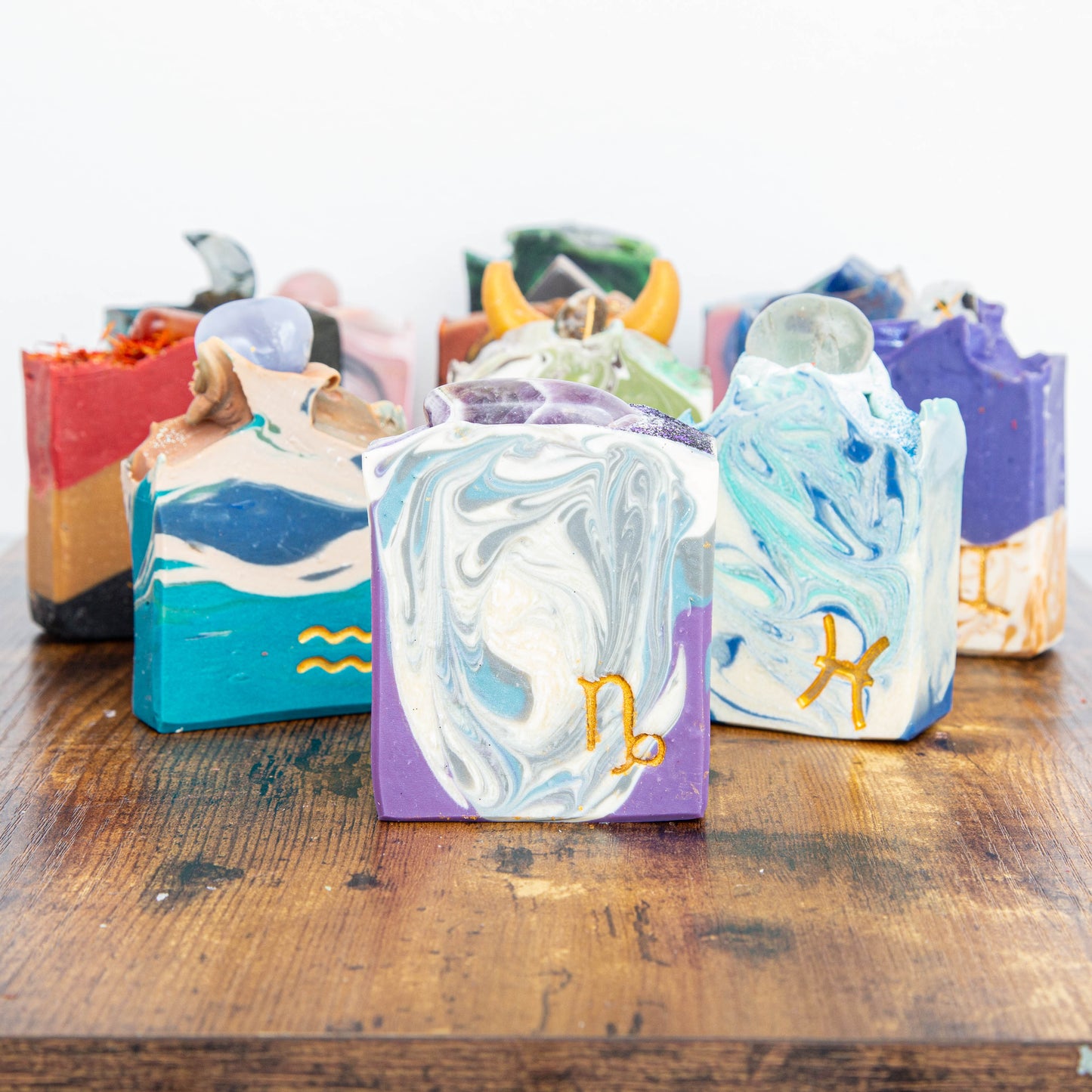 PRE ORDER Pisces - Astrology Set, Birds of Valhalla, Astrology Soap, Birds of Valhalla