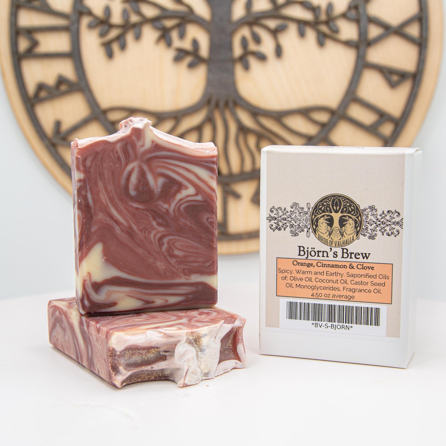 Björn’s Brew - Orange, Cinnamon & Clove, Birds of Valhalla, Signature Soap, Birds of Valhalla