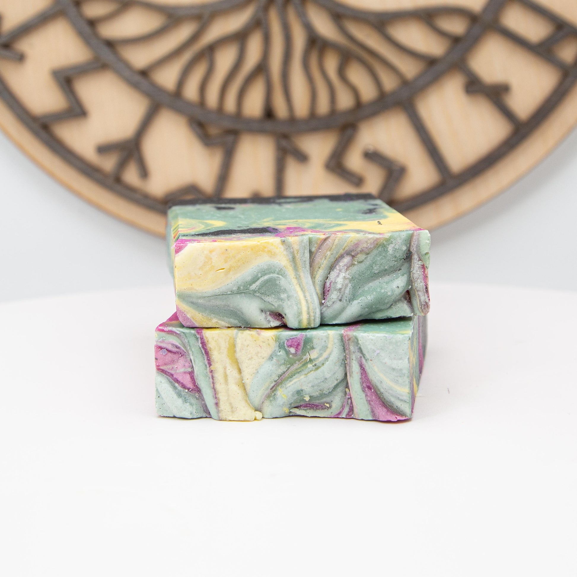 Four Florals - Freya's Garden (Honeysuckle, Botanical Bliss, Lily of the Valley, and Red Ginger Saffron) Soap, Birds of Valhalla, Limited, Birds of Valhalla