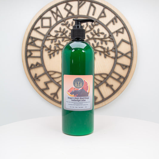 16 oz Creamy Seasonal Featherlight lotion, Birds of Valhalla, Body Product, Birds of Valhalla