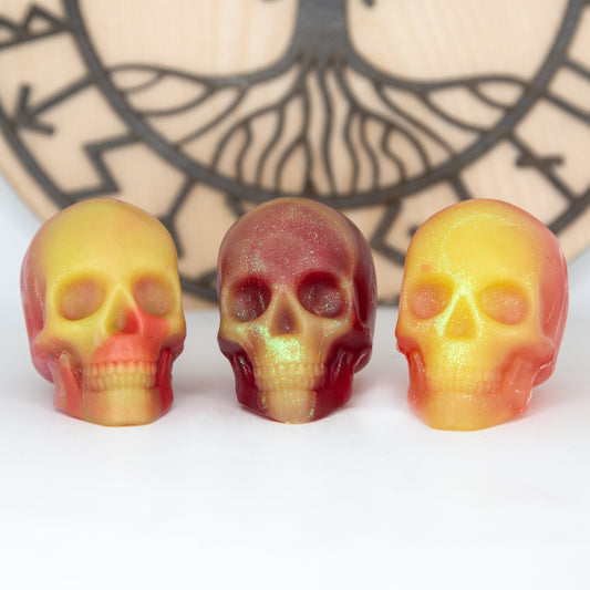 Skull Soaps (A Little Head) Fall, Birds of Valhalla, Shaped Soap, Birds of Valhalla