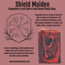 The Shield Maiden - Lingonberry, Spice, & Coconut-Free Signature Hair and Body Soap, Birds of Valhalla, Signature Soap, Birds of Valhalla
