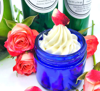 Featherlight Natural Body Lotion - Choose Your Scent, Almond Oil, Avocado Oil, 4, 8 or 16 Oz  Vegan Body Moisturizer