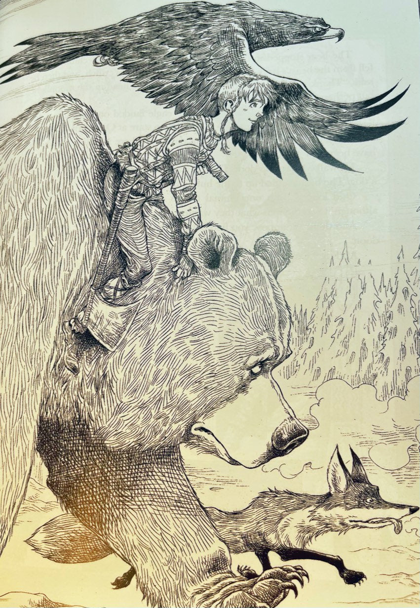 SIGNED by FLOKI Odd and the Frost Giants Hardcover Book, Birds of Valhalla, Book, Birds of Valhalla