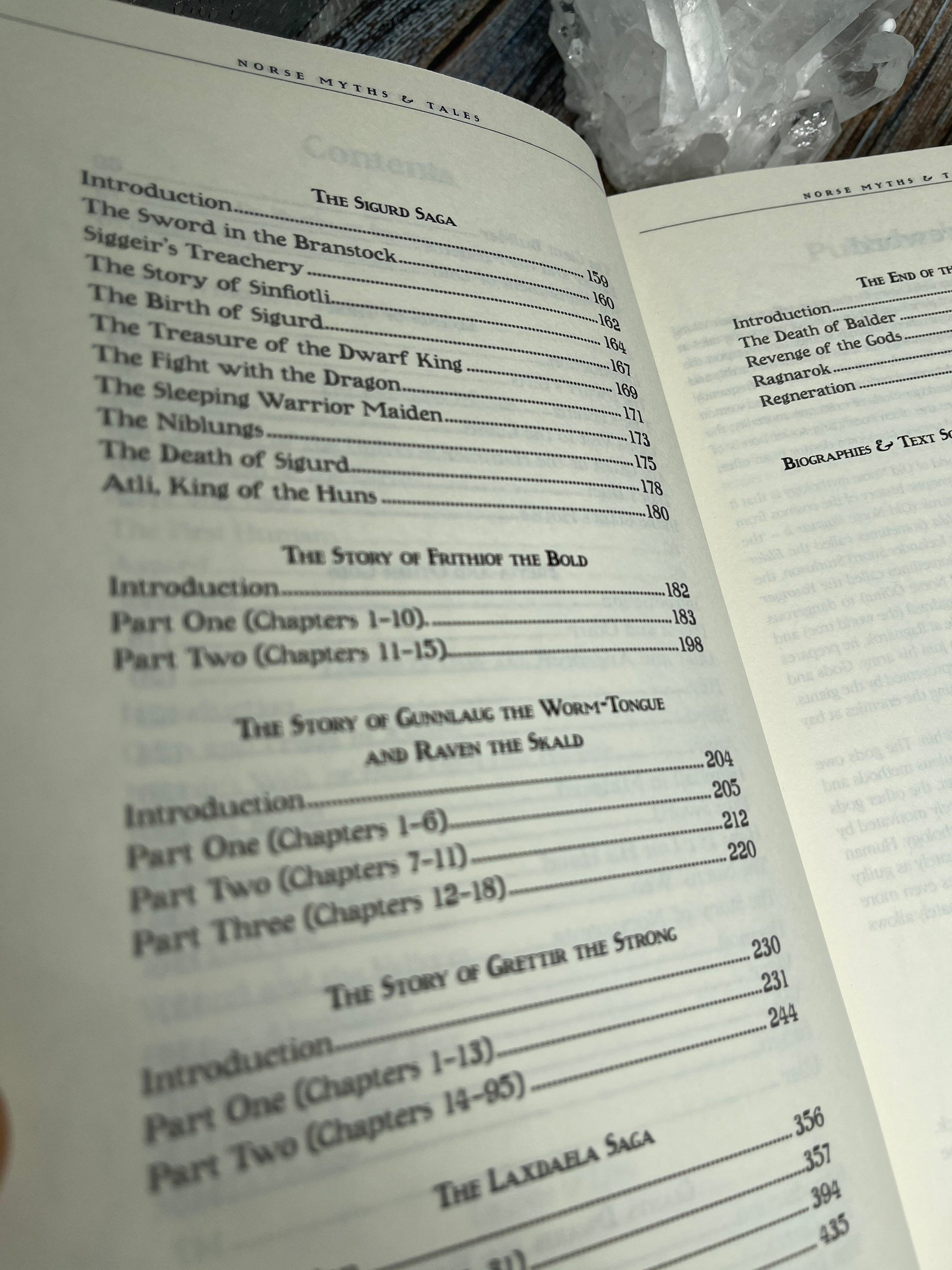 Hardcover Norse Myths and Tales Book, Viking Mythology, Norse Spirituality and Stories, Collectable Book