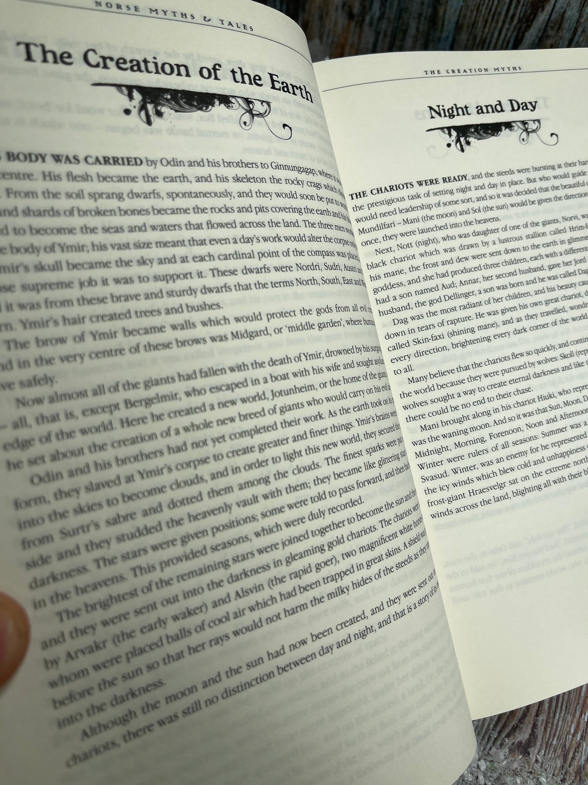 Hardcover Norse Myths and Tales Book, Viking Mythology, Norse Spirituality and Stories, Collectable Book